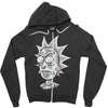 scientific sketch Zipper Hoodie