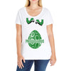 Preggosaurus Funny Ladies Curvy T-Shirt