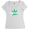 vegetarian Women's Triblend Scoop T-shirt