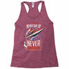 never surrender Racerback Tank
