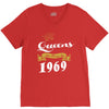 queens are born in 1969 V-Neck Tee