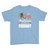 Halloween Kings Are Born In February Youth Tee