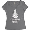 it's a beaut clark! Women's Triblend Scoop T-shirt