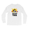 gamer gremlin stole pog Long Sleeve Shirts