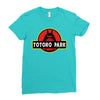 Totoro Park Ladies Fitted T-Shirt