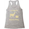 vacation, alpaca bag Racerback Tank