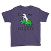 To The Disco (Unicorn Riding Triceratops) Youth Tee