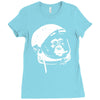 astronaut monkey Ladies Fitted T-Shirt