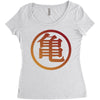Goku Logo T-Shirt Women's Triblend Scoop T-shirt