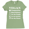vegan Ladies Fitted T-Shirt