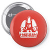 coneheads   eierkopf retro kult serie lustig dickkopf glatze Pin-back button