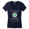 natural 1   orc Women's V-Neck T-Shirt