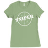 sniper fun Ladies Fitted T-Shirt