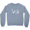 panda flat out with bamboo Crewneck Sweatshirt
