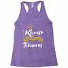 kings are born in february Racerback Tank