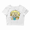 papy burger Crop Top