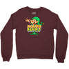 raised by elves elf christmas Crewneck Sweatshirt