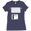 floppy disk Ladies Fitted T-Shirt