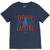 down with the capitol V-Neck Tee