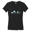 cat mom Women's V-Neck T-Shirt