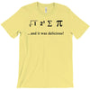 i ate sum pi t shirt s m l xl 2xl 3xl funny nerdy geeky college awesom T-Shirt