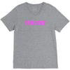 feminist V-Neck Tee