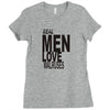 real men love walrus funny Ladies Fitted T-Shirt