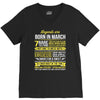 Legends Are Born In March V-Neck Tee