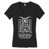 baphomet Women's V-Neck T-Shirt