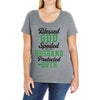 blessed god by spoiled by my husband protected by both Ladies Curvy T-Shirt