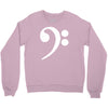 bass cleff funny Crewneck Sweatshirt
