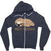 Sloth Says Not Today Zipper Hoodie