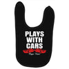 Plays With Cars Baby Bibs