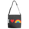 I Love Lgbt Adjustable Strap Totes