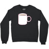 glass and coffee Crewneck Sweatshirt