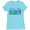 who's the daddy christmas Ladies Fitted T-Shirt