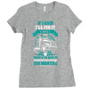 If I Said I Will Fix It I Will Ladies Fitted T-Shirt