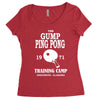 forrest gump   ping pong camp   cult film Women's Triblend Scoop T-shirt