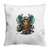 mnk never die Throw Pillow