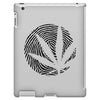 cannabis fingerprinting (black) iPad 3 and 4 Case