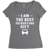 I Am The Best Father's Day Gift Ever Boy Women's Triblend Scoop T-shirt