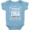 vintage made in 1966 perfectly aged a living legend Baby Bodysuit