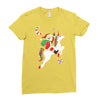 santa Ladies Fitted T-Shirt