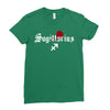 sagittarius zodiac rose Ladies Fitted T-Shirt