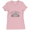 sorry i was watching cops Ladies Fitted T-Shirt