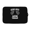 this guy loves texas Laptop sleeve