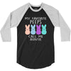peeps bunnies 3/4 Sleeve Shirt