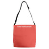 i see dumb people funny Adjustable Strap Totes