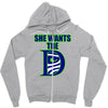 she wants the d seattle Zipper Hoodie
