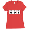 elements of bacon t shirt Ladies Fitted T-Shirt